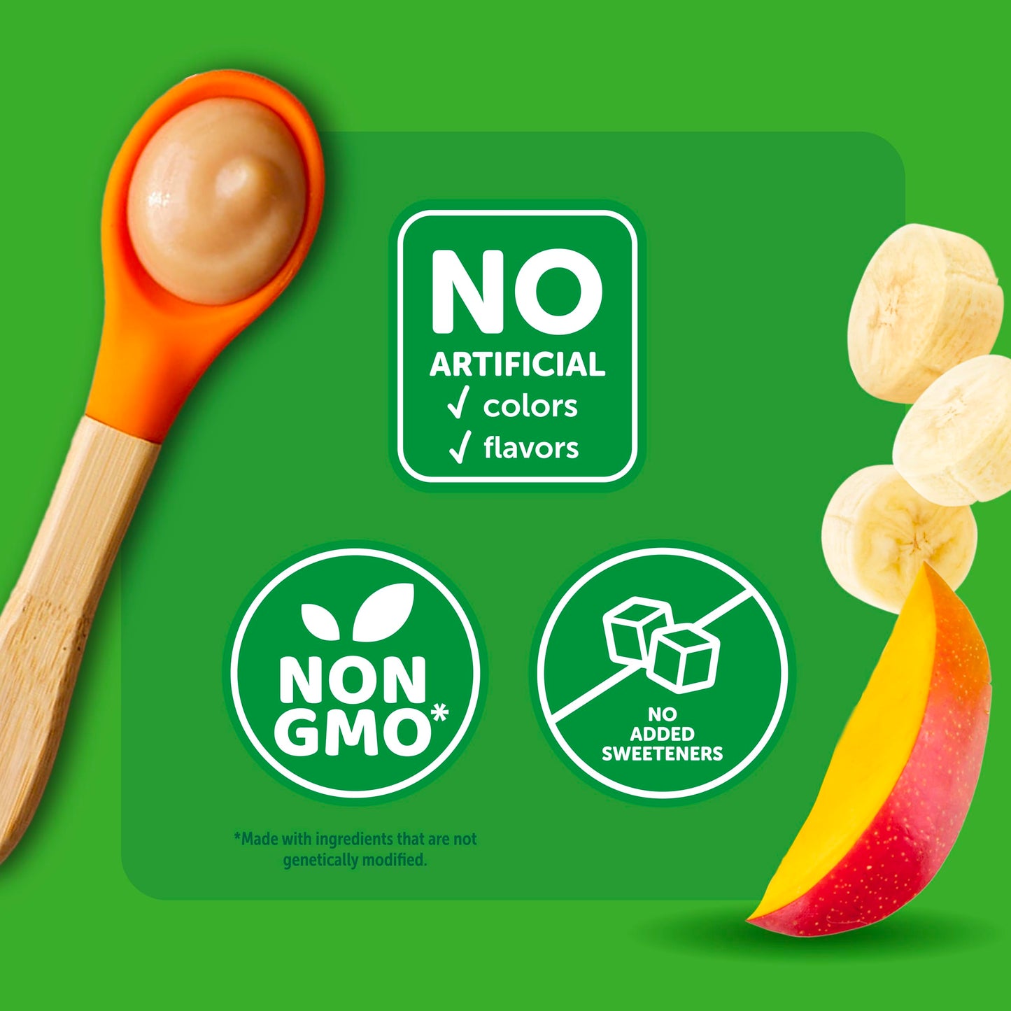 Beech-Nut Toddler Smoothies with Prebiotics, Banana Mango Passion Fruit & Yogurt Baby & Toddler Food Pouches, 3.5 oz (12 Pack)