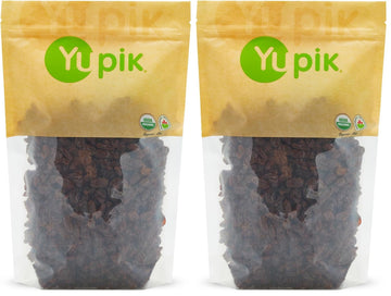 Yupik Organic Thompson Raisins, 2.2 lb, Non-GMO, Vegan, Gluten-Free (Pack of 2)