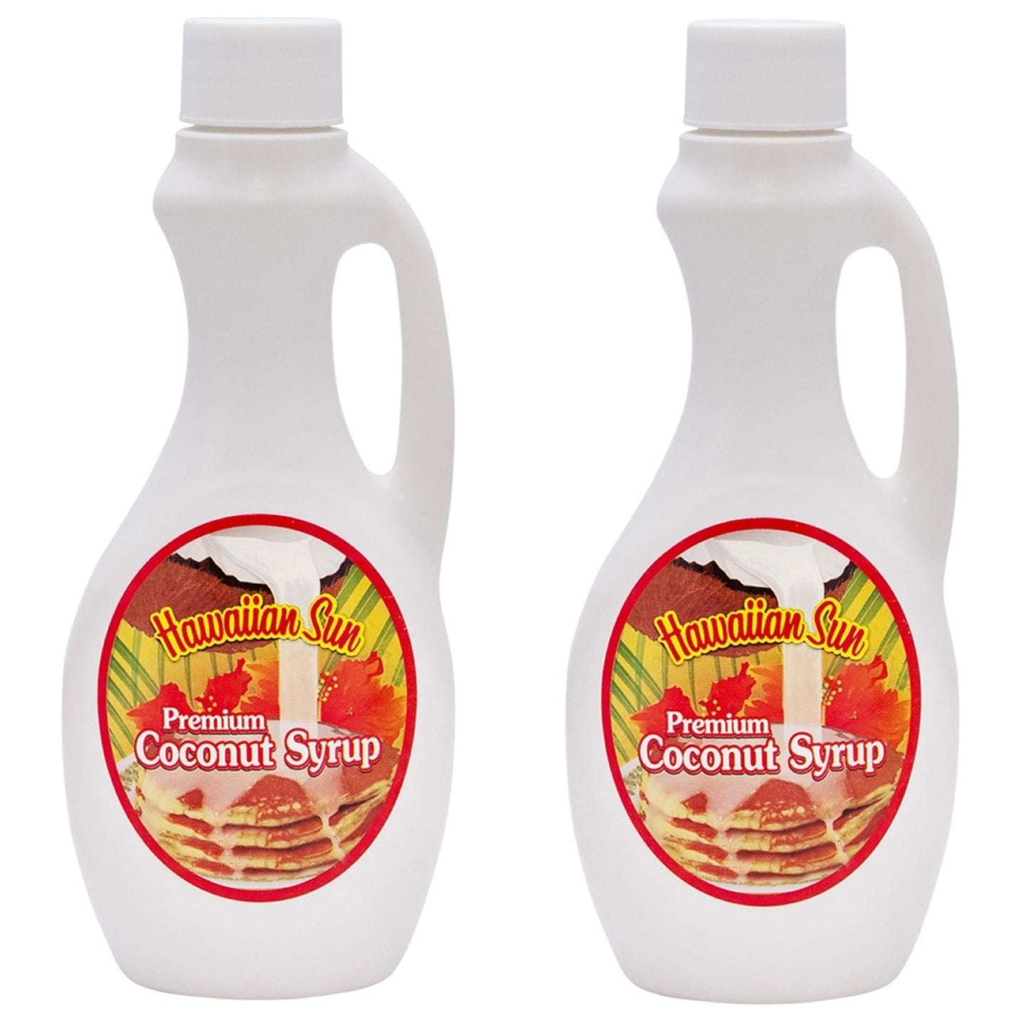 Hawaiian Sun Premium Coconut Syrups, 8.3 fl. oz., Mini Bottles, Pack of 2