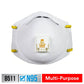 3M N95 Respirator 9511, Cool Flow Valve, 2 Pack, Niosh-Approved, Advanced Filter Media For Easy Breathing, Comfortable For Long Periods Of Wear, Helps Filter Pollen, Mold Spores & Dust (8511Pa1-2A-Ps)