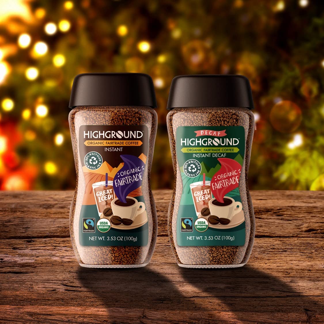 Highground Organic Instant Coffee, 3.53 Ounce