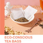 TeeLux Decaf Peach Ginger Black Tea, Smooth & Full-Bodied, 100 Count