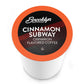 Brooklyn Beans Cinnamon Subway Gourmet Coffee Pods, 40 Count, Compatible with Keurig K Cup malt-inspired, Spicy Cinnamon Flavor