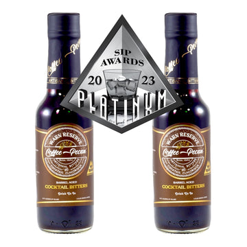 Warn Reserve Cocktail Bitters, Barrel-Aged Coffee Pecan, 5 Fl Oz, Pack of 2