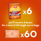 Jolly Time Microwave Popcorn, Blast O Butter, 1.5oz Personal Bag, Pack of 60
