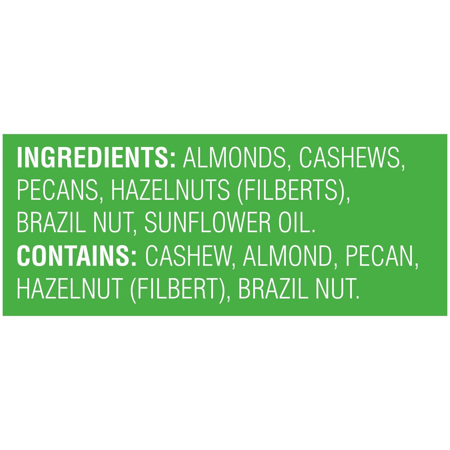 Sincerely Nuts Roasted & Unsalted Mixed Nuts (1 LB) Almonds, Cashews, Brazil Nuts, Hazelnuts & Pecans - Vegan, Kosher & Gluten-F