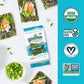 Gimme Seaweed Organic Premium Roasted Seaweed Snacks, Sea Salt, 6 Count, Keto, Vegan, Gluten-Free, Great Source Of Omega3S And I