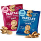 Gluten Free Partake Crunchy Chocolate Chip Cookies + Classic Graham Crackers Variety Pack - Vegan - Free From the Top 9 Allergen