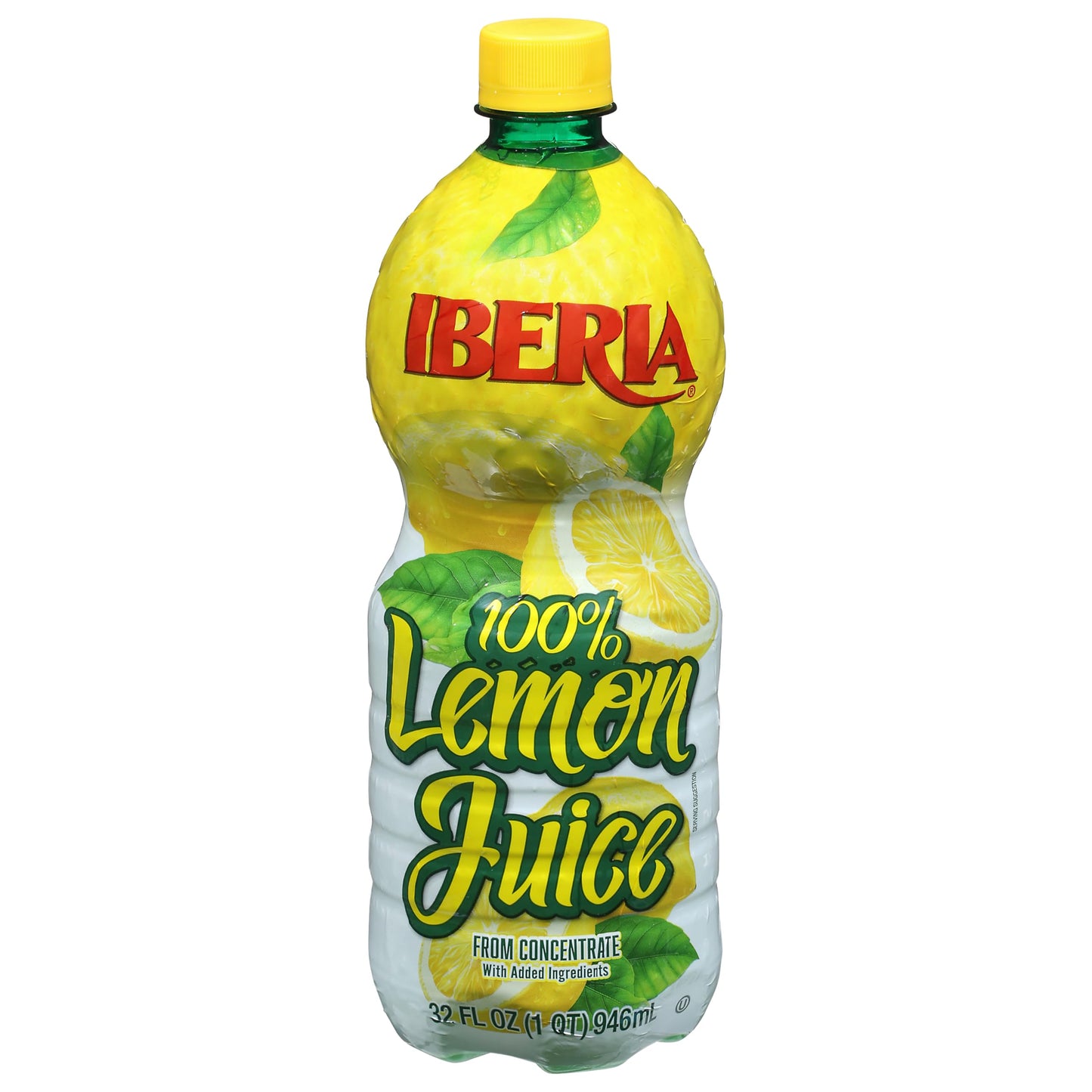 Iberia 100% Lemon Juice from Concentrate, 32 fl oz