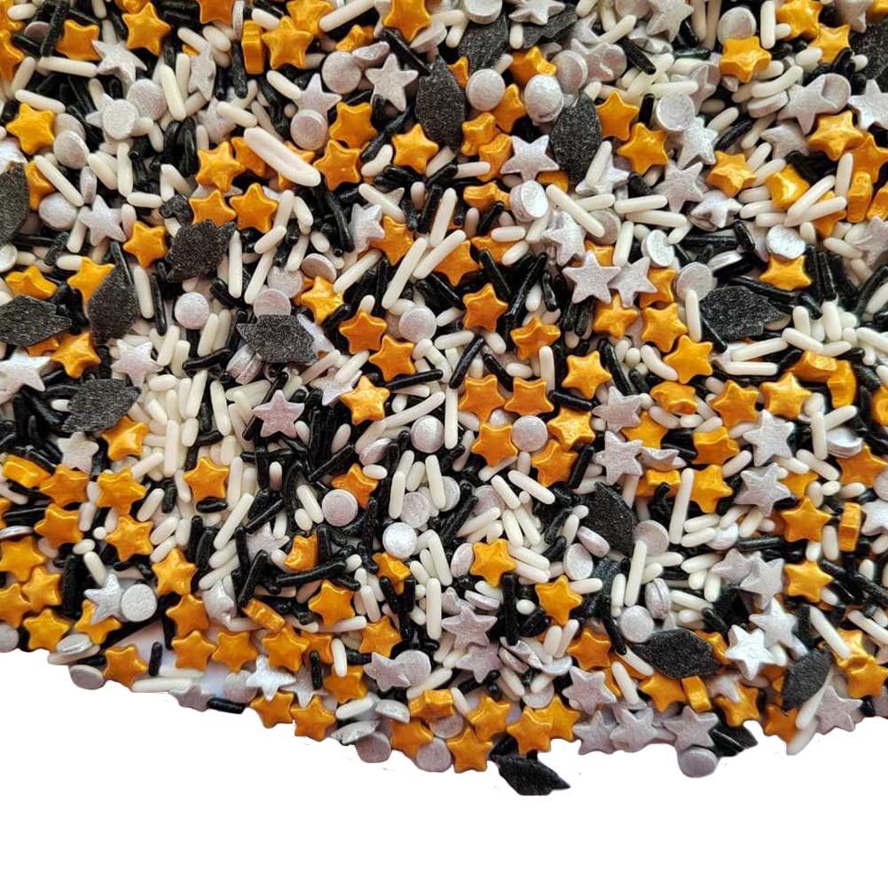 Homankit Graduation Season Theme Sprinkles Edible School Graduation Hat Stars Cookie Decorations Baking Cake Cupcake Topper Deco