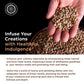 Pride Of India - Indian Whole Brown Crimson Masur Lentils - Protein & Fiber Rich Masoor Whole, 1.5 Pound Jar