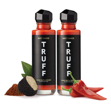 TRUFF Hot Sauce, Gourmet Hot Sauce with Ripe Chili Peppers, Black Truffle, Organic Agave Nectar, An ultra unique Flavor Experien