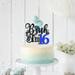 Rssta i Cake Topper - Bruh Im 16, Blue, Model XM1222-16, Perfect for 16th Birthday Party Decorations