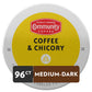 Community Coffee Coffee & Chicory Pods, Medium-Dark Roast, Compatible with Keurig 2.0, 96 Count (24 Count Pack of 4)