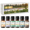 Euqee Fragrance Oils Set Of 6 - Nature Air Premium Scented Oils Gift Set For Diffuser, Soap And Candle Making - Sea Breeze, Fore