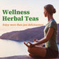 FullChea Lemongrass Tea Bags - Caffeine-Free Herbal Tea, 50 Count