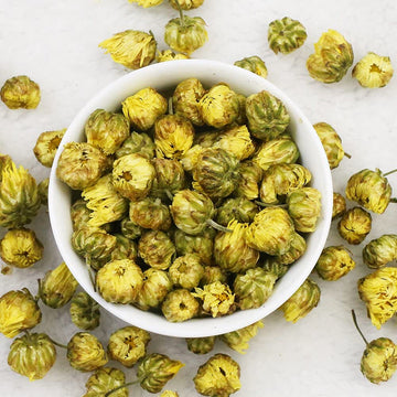 Tearelae - Premium Dried Chrysanthemum Tea - [5A] Top Grade - Natural Chinese Chrysanthemum Tai Ju - Refreshing Floral Fragrance - Herbal Loose Leaf Tea - 3Oz/85G