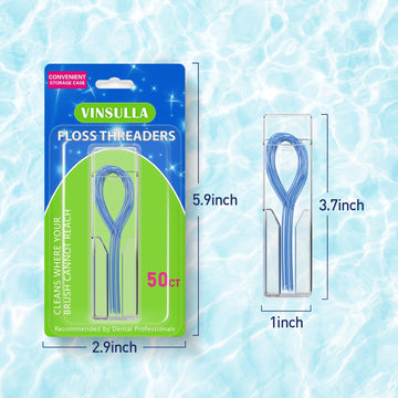 Floss Threaders For Braces, Bridges, And Implants 200 Count (Pack Of 4)