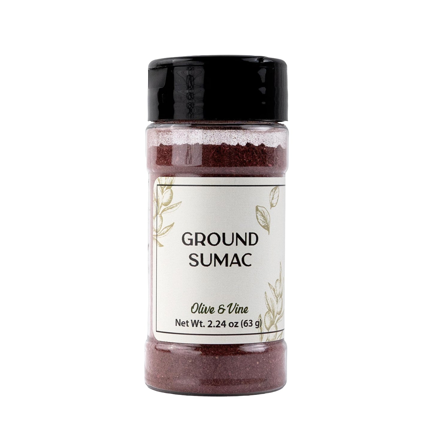 Olive & Vine Ground Sumac, Tangy Flavor, For Middle Eastern Dishes, Rich Tradition, Authentic Taste, For Global Recipes (2.24 Ou