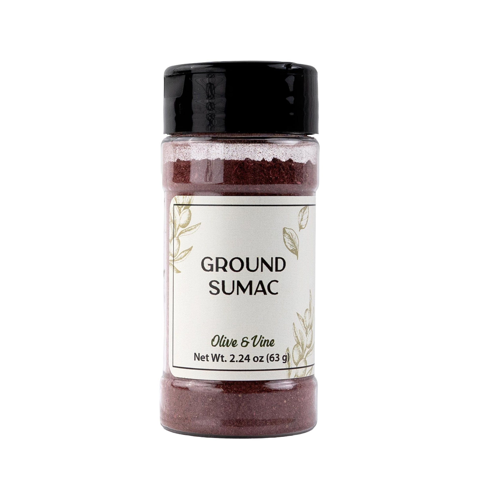 Olive & Vine Ground Sumac, Tangy Flavor, For Middle Eastern Dishes, Rich Tradition, Authentic Taste, For Global Recipes (2.24 Ou
