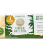 4th & Heart Grass-Fed Unsalted Ghee Sticks, Clarified Butter, Keto, Pasture Raised, Lactose and Casein Free, Certified Paleo and