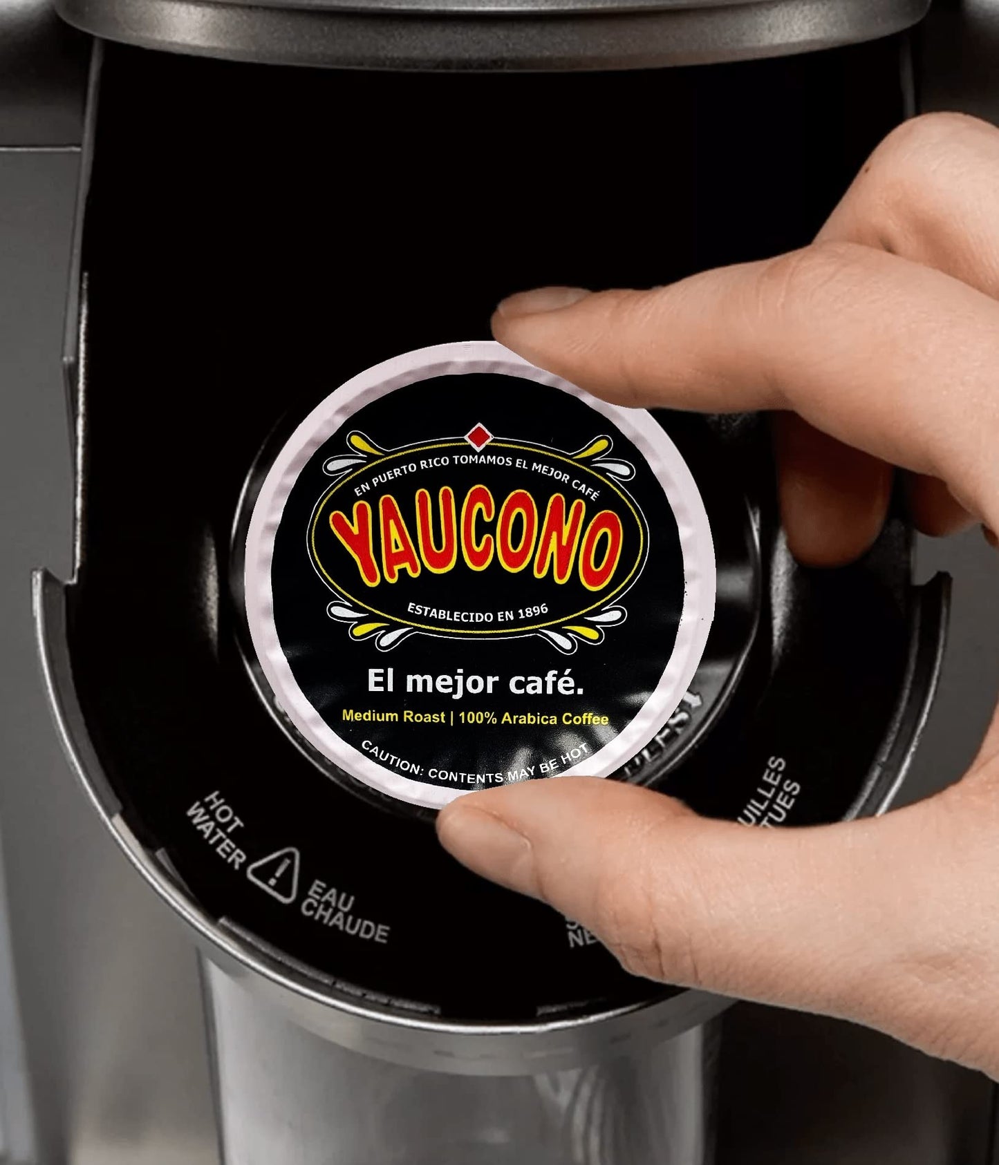 Yaucono Ground Medium Roast Arabica Coffee Pods, 72 Count, Compatible with Keurig K Cup malt-inspired
