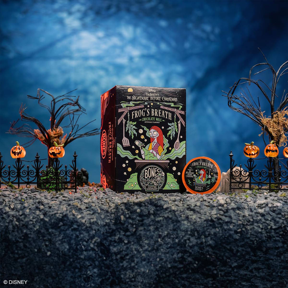 Bones Coffee Company Flavored Coffee Bones Cups Frog'S Breath Flavored Coffee Pods Chocolate Mole Flavor Single-Serve Coffee Pod