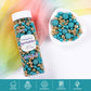 Teal Sprinkles For Cake Decorating 4.23Ounce - Sparkle Pearl Sprinkles For Cupcake Toppers, Ice Cream, Candy, Cookie Decorations