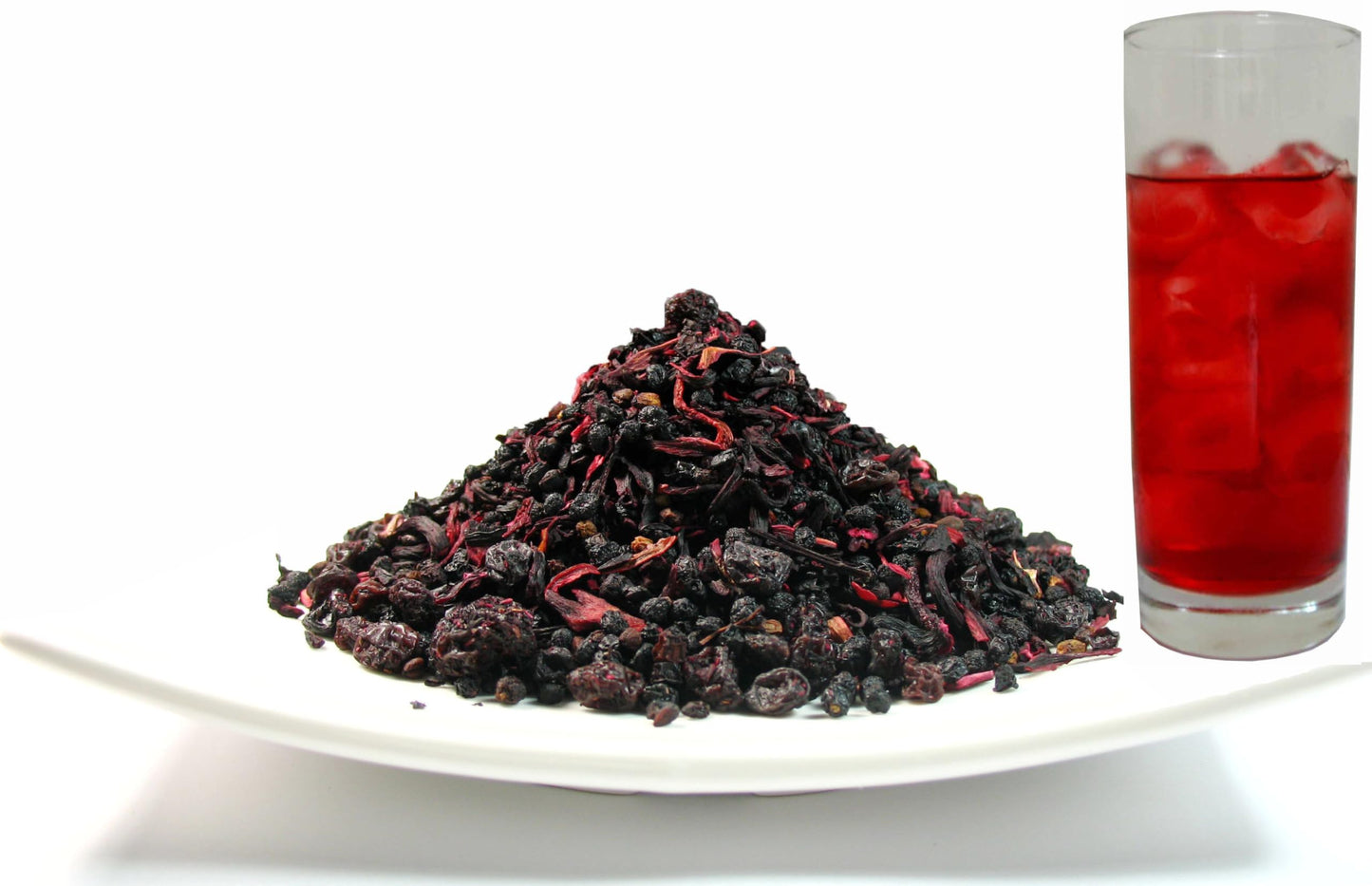 Green Hill Tea Elderberry Herbal Tea - Caffeine-Free Fruit Blend - 8 OZ Resealable Foil Bag