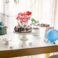 Rssta i Happy Valentines Day Cake Topper, Glitter Heart Cake Pick, Red, Paper Material, Wedding Party Decorations