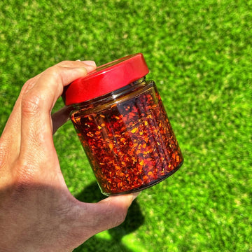 Redbloom Gut-Healthy Chili Crisp - Organic Chili Oil  No Seed Oils  Low-Fodmap  Vegan  Crunchy Hot Sauce  Good on Everything  6oz (Pack of 1) - Mild Umami