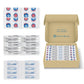 TS Home Goods Salt and Pepper Packets. Good For Travel,For Everyday,1000 Pack,(500 Each)