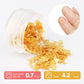 Edible Sprinkles For Cakes, 6 Metallic Shapes Used For Desserts, Baked Goods, Candy, Cupcakes And Drinks, Tasteless Metallic Gol