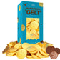 Hanukkah Chocolate Gelt  Nut-Free  Belgian Milk Chocolate Coins  1LB  Over 70 Coins  Kosher Chanukah Gelt (1 Pound)