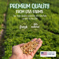 Sneaky Mango enhanced Quality Raw Out of Shell Peanuts for Wildlife - 45 Pounds - Shelled Peanuts- Grown in The USA  for Squirrels  Deer  Birds
