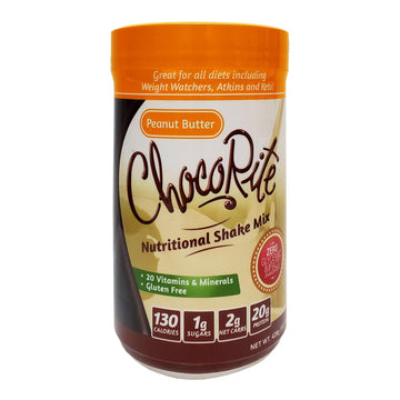HealthSmart Foods ChocoRite Protein Shake Mix Peanut Butter