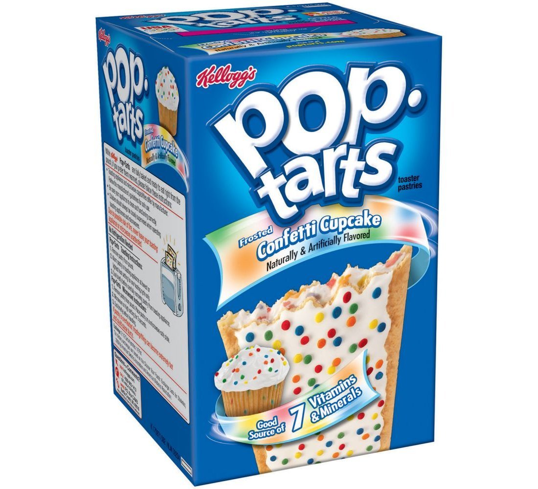 Kelloggs Pop Tarts Toaster Pastries Confetti Cupcake 14.1 oz - 8 Count