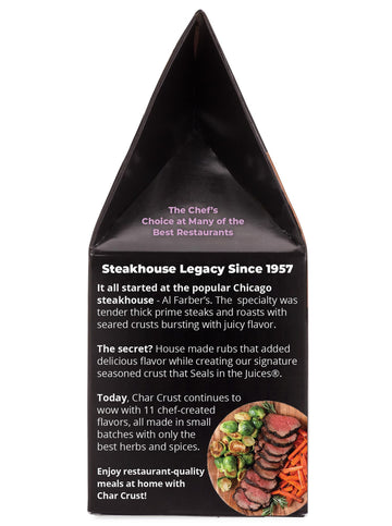 Char Crust Dry-Rub Seasoning (3-Pack, Roasted Garlic Peppercorn)