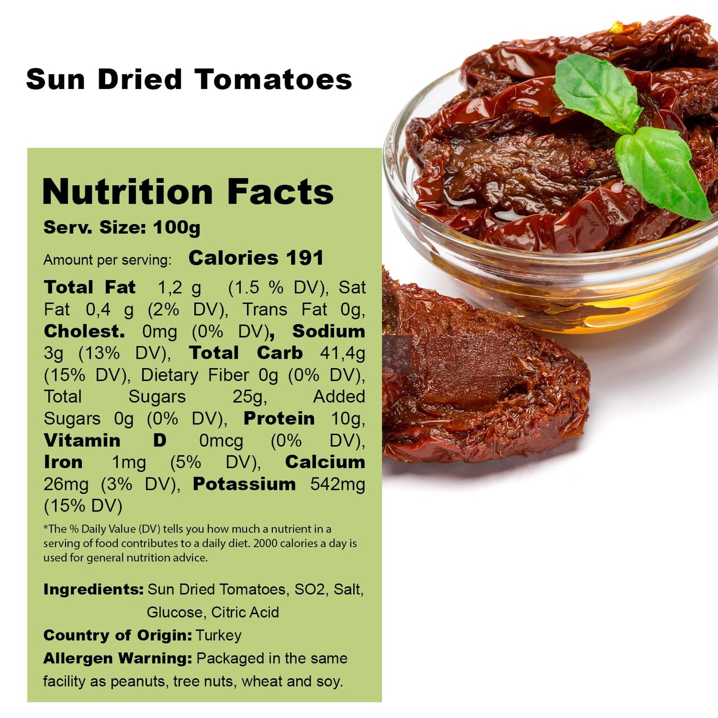 Nuts U.S. - Sun-Dried Tomatoes | Halves And Salted | Sulfured | Vegan | Gluten Free And Non Gmo| Packed In Vacuumed Bags!!! (5 L