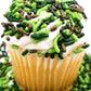 NCS Edible Jimmies Sprinkles, 8 oz - Woodland Green, Lime Green, Brown, Black for Cupcakes, Cookies, Cakes, Donuts