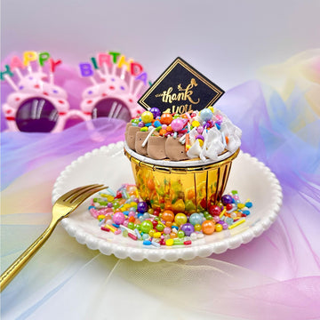 Rainbow Sprinkles For Cake Decorating, Pastel Jimmies And Pearls Sprinkles Mix For Donut Cookie Baking Brownies Cupcake Ice Crea