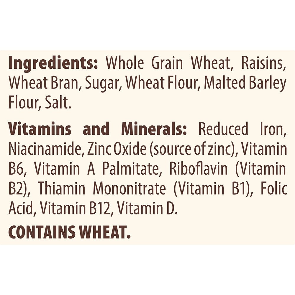 Mom'S Best Raisin Bran Cereal, Whole Grain, 22 Ounces (Pack Of 10)