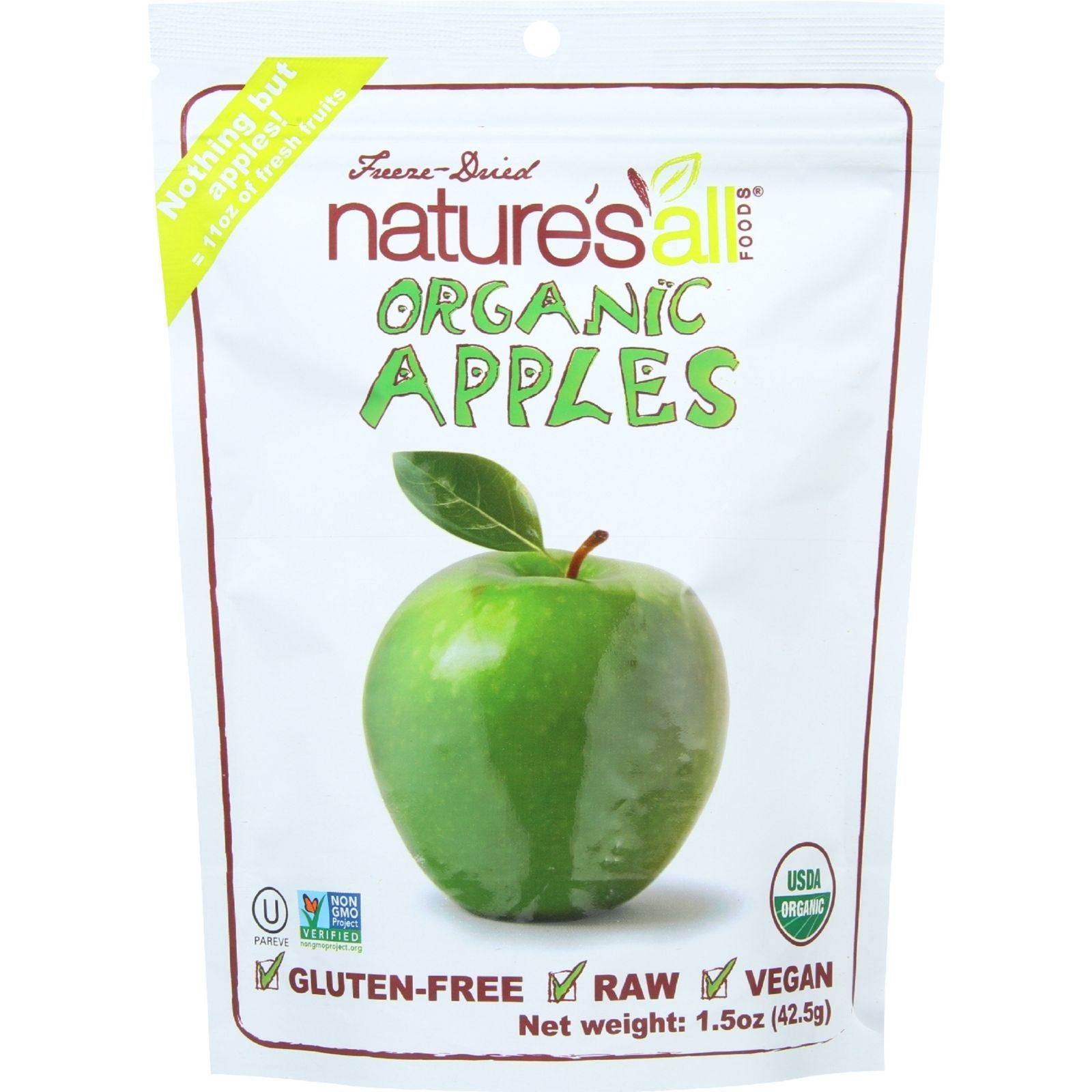 Natures All Apple Frz Drd Raw Org12