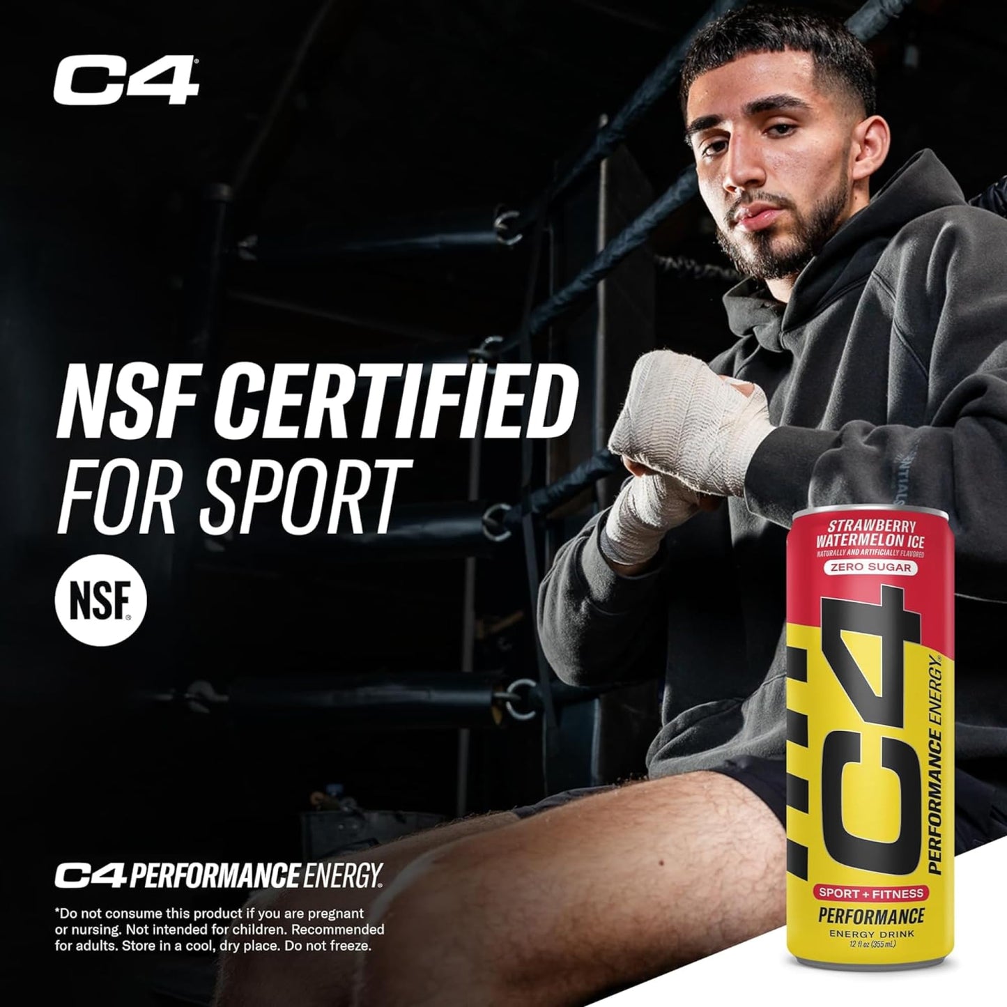 Cellucor C4 Energy Drink Variety Pack, Sugar Free, 4 Flavors, 12 Fl Oz, Pack of 12