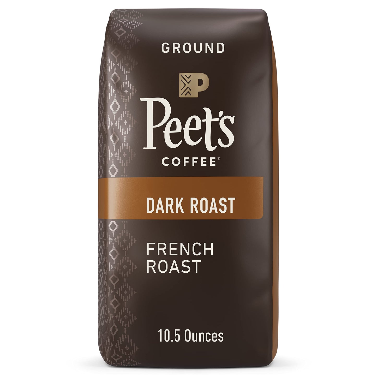 Peets Coffee, Dark Roast Ground Coffee - French Roast 10.5 Ounce Bag