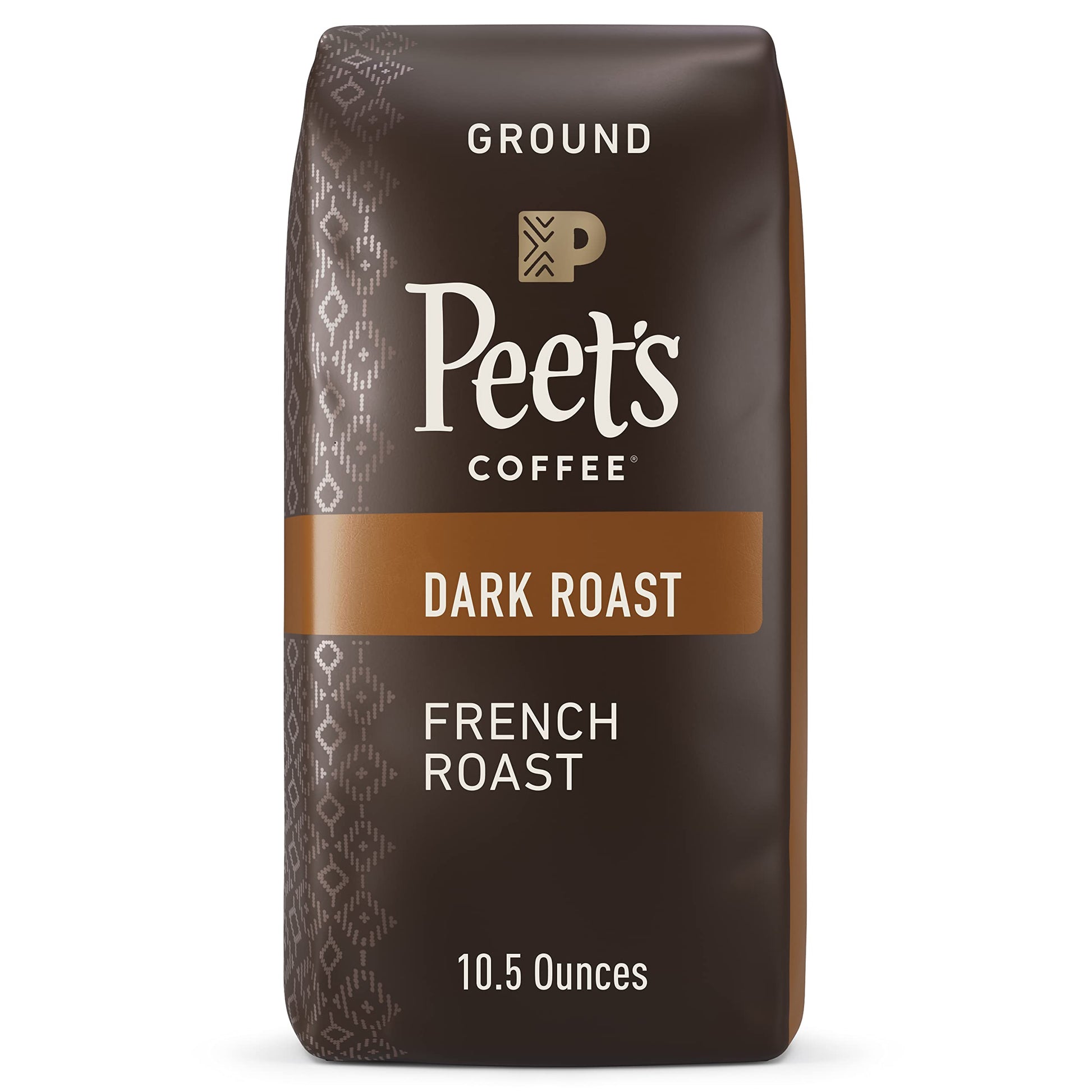 Peets Coffee, Dark Roast Ground Coffee - French Roast 10.5 Ounce Bag