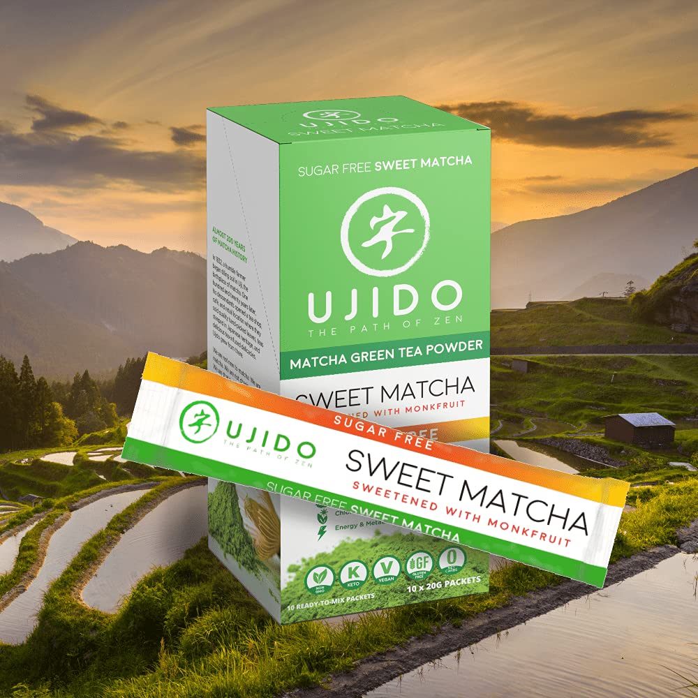 Ujido Japanese Monk Fruit Sweet Matcha (7.05 Ounce (200G))