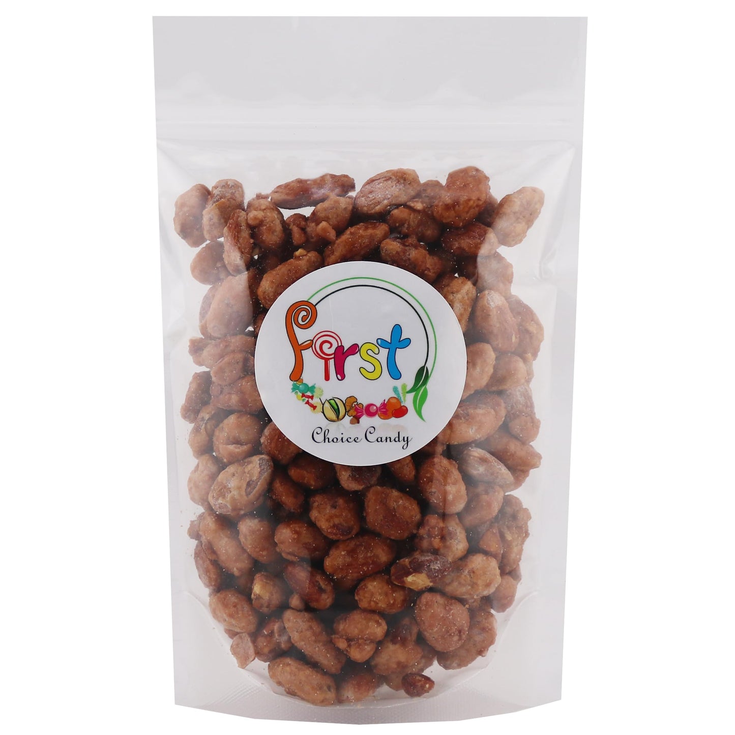 Firstchoicecandy Butter Toffee Almonds, Crunchy Roasted Candy Coated Almond (1 Pound)