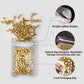 Huebeaty 6-in-1 Metallic Gold Dragees Sprinkles for Cake Decorating, 180g, Gold