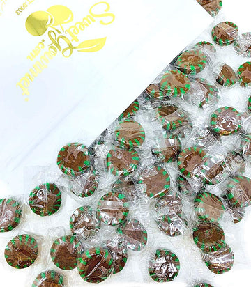 SweetGourmet Chocolate Mint Starlight | Clear Wrap Bulk Hard Candy | 3 Pounds